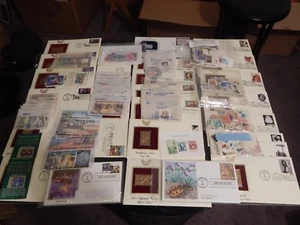 First Day Issue Stamp Collection Historical Stamps, Walt Disney, Blues & Jazz - Picture 1 of 11