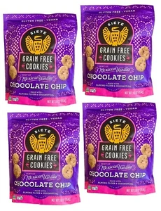 PACK de 4 galletas sin granos Siete mexicanas vainilla chocolate chispas sin gluten 16 OZ - Imagen 1 de 3