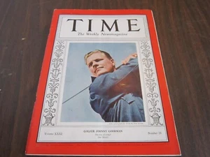 Johnny Goodman Time Magazine 6-6-1938 - Picture 1 of 3