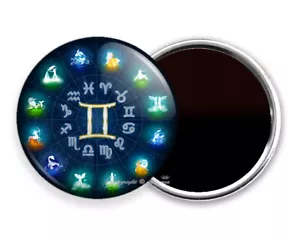 HORÓSCOPO GEMINI ZODIACO SIGNO ASTROLÓGICO DE LA SUERTE NUEVO REFRIGERADOR REFRIGERADOR IMÁN REGALO - Imagen 1 de 1