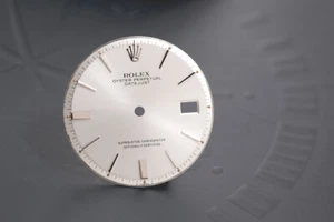 Rolex Datejust Silver Stick marker dial for model 1601 FCD13077 - Picture 1 of 2