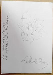 ORIGINAL AUTOGRAPHED ARTWORK PATRICK DRURY John O'Leary Father Ted - Picture 1 of 1