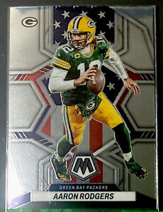 2022 Panini Mosaic Aaron Rodgers Silver National Pride #252 Packers