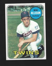 1969  TOPPS  BOB  ALLISON  #  30   NEAR  MINT +