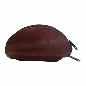 Vintage Coin Purse Classic Genuine Leather - Picture 1 of 11