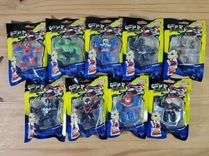 Lot Of (9) MARVEL Heroes of GOO JIT ZU Stretchable Mini Figures - Sealed - Picture 1 of 11