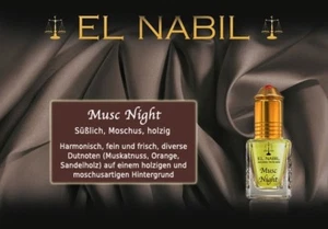 Profumo Musc Night 5ml - El-Nabil Misk El-Musc olio profumato per uomo e donna - Foto 1 di 4