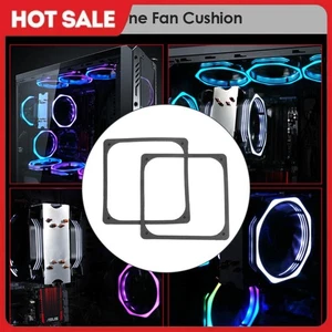 2pcs 120x120mm Anti Vibration Silicone Rubber Fan for PC Compute Fan - Afbeelding 1 van 8