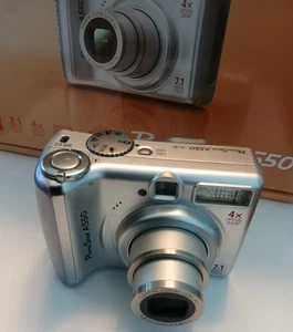 Canon PowerShot A550 - 7.1 Megapixel Digital Camera - 4x Optical Zoom - Picture 1 of 14