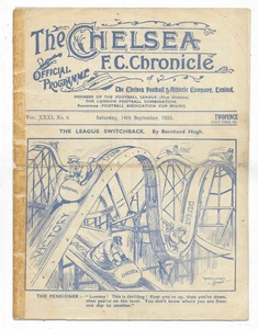 1935/36 Division 1 - CHELSEA v. LEEDS UNITED - Picture 1 of 2