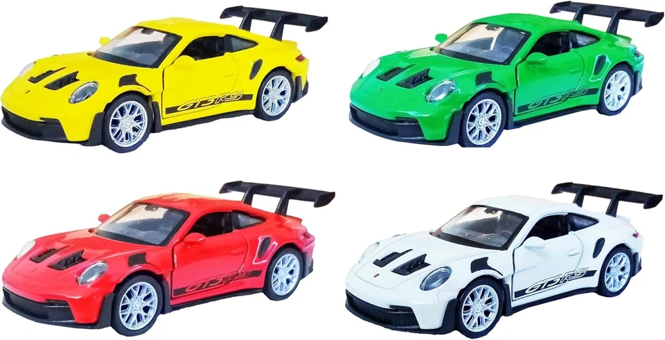 WELLY PORSCHE 911 (992) GT3 RS Modellauto aus Metall Modell Auto Spielzeugauto 4Var 74