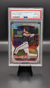 2023 Bowman #BCP-25 Druw Jones Bowman 1st Mojo Refractor PSA 10 DBacks - Picture 1 of 2