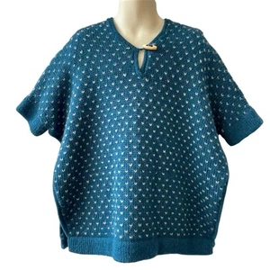 Oeuf Soft Baby Alpaca Wool Poncho Size 4T - Picture 1 of 5