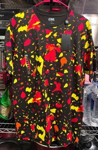 CSG NUEVO Camiseta Gráfica Para Hombre Grande Pintura Abstracta Salpicaduras Negra Multicolor 🔥 - Imagen 1 de 4