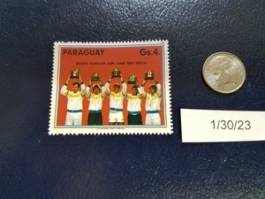 Mats Wilander Stefan Edberg Joakym Nystrom Andres Jarryd 1986 Paraguay Briefmarke - Bild 1 von 1