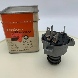 GM NOS D1401A Ignition Switch Delco Remy #1116699 1968-1969 AMC AMX Javelin - Picture 1 of 7