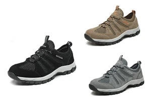 Men's Mountaineering Off-Road sneakers Breathable Casual Fashion Hiking Shoes - Picture 1 of 27