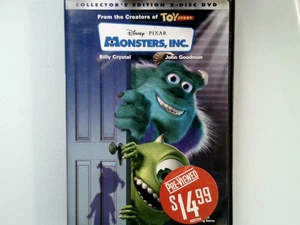 Monsters, Inc. DVD 2001 Animated Collector's Edition 2-Disc Disney Pixar - Picture 1 of 2