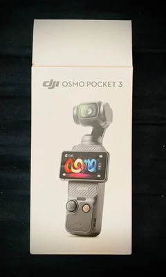 DJI Osmo Pocket 3 — Cámara cardán de bolsillo 4K negra (como nueva) Foto 1 de 4