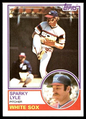 Sparky Lyle 1983 Topps #693 Medias Blancas MLB LEER ENVÍO GRATUITO AutographDen Foto 1 de 2
