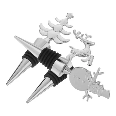  Tappo per bottiglia di vino da 3 pezzi: tappi/risparmiatori/tappi/tappi per - Immagine 1 di 4