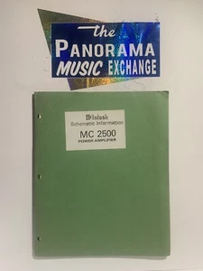 Vintage McIntosh MC 2500 Endstufe Schaltplan Informationsmappe - Bild 1 von 11