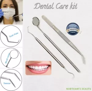 Dental Plaque Remover Tooth Cleaning Kit Dentist Scaler Calculus Pick Tools Set✔ - Picture 1 of 5