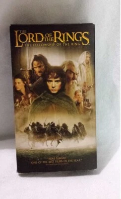 The Lord Of The Rings The Fellowship Of The Ring VHS w/ Sleeve Fantasy Action - Image 1 of 4