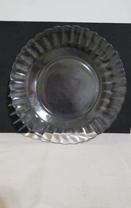 Duralex Paris Clear Ruffle Scalloped Edge Design 9" Dinner/Salad Plate - Picture 1 of 6