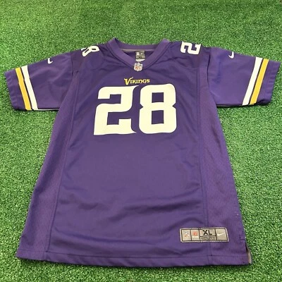 Camiseta de los Minnesota Vikings Juvenil Extra Grande 18/20 Adrian Peterson On Field Nike Foto 1 de 4