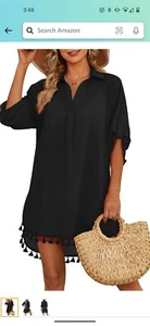 Black XL Swimsuit Cover New - Picture 1 of 7