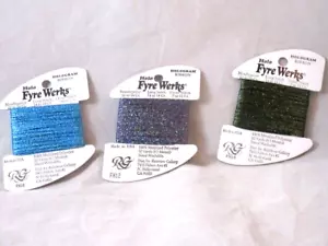 Rainbow Gallery Holo Fyre Werks Hologram Ribbon Lot of 3 10 yds ea NEW F208 - Picture 1 of 1