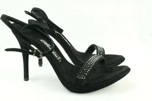 Claudio Milano Womens Shoes Suede Crystal Size 39 Italy $490 ( US 8.5) #57 - Picture 1 of 6