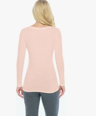 Camiseta para mujer manga larga extra ancha cuello redondo debajo del exfoliante 7168 Foto 1 de 4