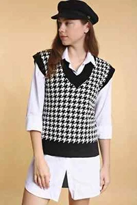 Damen Pullunder Strickweste Herbst Winter Frühlich Pullunder Büro Freizeit - Bild 1 von 16