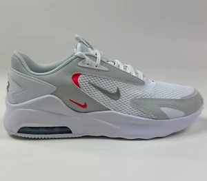 Nike Air Max Bolt Damen 8 Weiß Rot Grau Sportschuhe Sneaker CU4152-102 - Bild 1 von 9