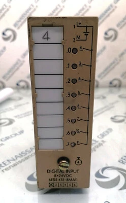 SIEMENS 6ES5431-8MA11 Input modue Simatic S5 431 8 inputs USED - Immagine 1 di 4