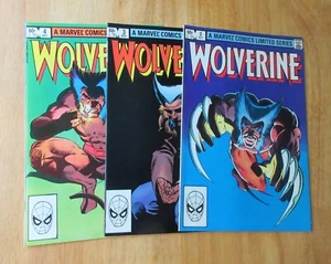 Run of *3* WOLVERINE: #2, 3 (VF/NM), 4 (VF) **1982 Mini-Serie Chiavi! Bello!** - Foto 1 di 11