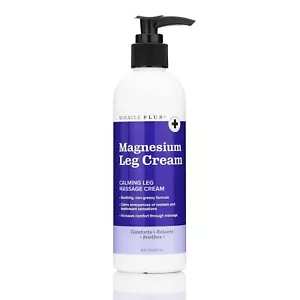 Magnesium Cream For Leg Relief | Magnesium Lotion Calming Leg Cream Herbal Moist - Picture 1 of 9