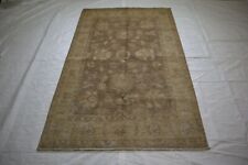 4'0 x 6'1 ft Chobi Oushak hand knotted vegetable dye oriental rug