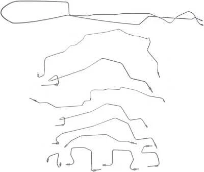 00-01 RAM 2500 CABINA EXTENDIDA 4x4 96 camas 4W/ABS BATERÍA R TRASERA DANA 60 70 KIT LÍNEA FRENO Foto 1 de 3