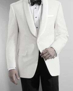 Tuxedo Dinner Jacket White 34 - 64 Reg - Short - Long - XL  RICK PALLACK DESIGNS - Picture 1 of 4