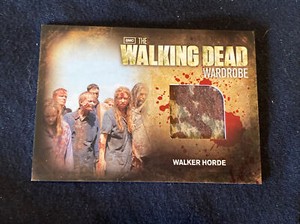 2012 Cryptozoic The Walking Dead Season 2 Wardrobe M29 Walker Horde Blood Stain