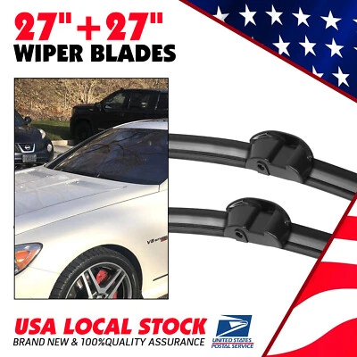 27" X 27" Front Windshield Wiper Blades fit for 2007-2011 Mercedes-Benz S550 - Image 1 of 4