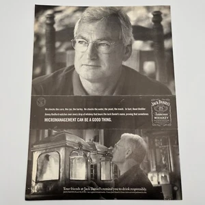 Jack Daniel's Head Distiller Jimmy Bedford 2005 Print Ad 8"x11" - Picture 1 of 1