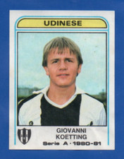 PANINI 1980/81 FOOTBALLER FIGURE N.321 KOETTING REC/REMOVED