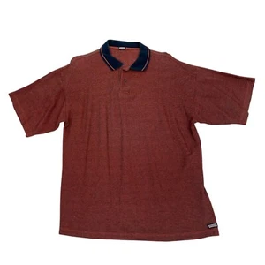 Pierre Cardin Vintage Quadri Polo M Rosso Nero Mod Top T-Shirt - Picture 1 of 6