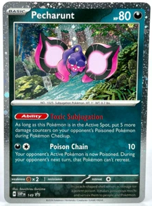 PECHARUNT Cosmos Holo Scarlet Violet Shrouded Fable SVP Promo Pokemon - Picture 1 of 2