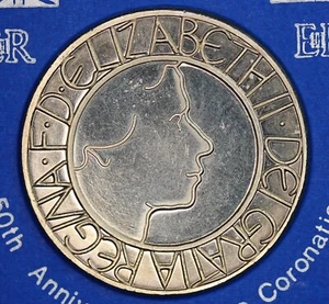 5 £ Fünf-Pfund-Münze 2003, Elisabeth II., Krönungsjubiläum, im Etui [31380] - Bild 1 von 4