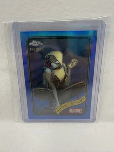 2025 Topps Chrome Marvel Ghost-Spider Blue Refractor #/299 - Bild 1 von 3